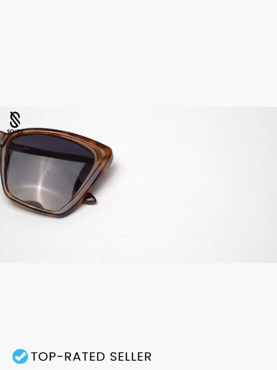 Oversized Cat Eye Sunglasses Retro Square Frame UV Protection Polarized